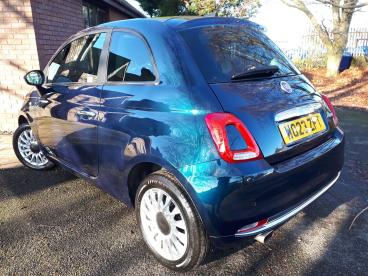 SPOTICAR Fiat 500 1.0 Mhev Top Euro 6 (s/s) 3dr Used Car - City Car Petrol Blue - Accrington - 1200554387_3