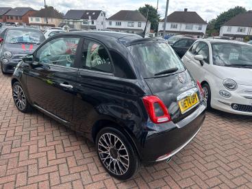 SPOTICAR Fiat 500 1.0 Mhev Top Euro 6 (s/s) 3dr Used Car - City Car Petrol Black - Slough - 1200555672_4