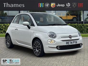SPOTICAR Fiat 500 1.0 Mhev Top Euro 6 (s/s) 3dr Used Car - City Car Petrol White - Slough - 1200555674_1