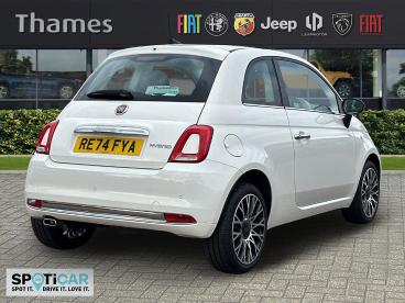 SPOTICAR Fiat 500 1.0 Mhev Top Euro 6 (s/s) 3dr Used Car - City Car Petrol White - Slough - 1200555674_3