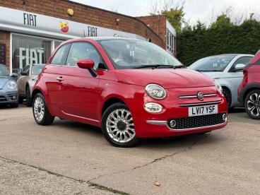 SPOTICAR Fiat 500 1.2 Lounge Euro 6 (s/s) 3dr Used Car - City Car Petrol Red - Warwick - 1200555698_1