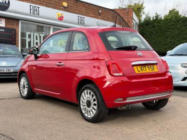 SPOTICAR Fiat 500 1.2 Lounge Euro 6 (s/s) 3dr Used Car - City Car Petrol Red - Warwick - 1200555698_2