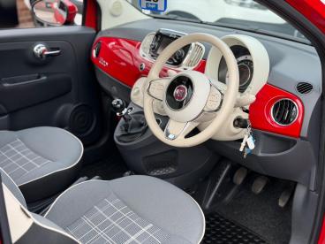 SPOTICAR Fiat 500 1.2 Lounge Euro 6 (s/s) 3dr Used Car - City Car Petrol Red - Warwick - 1200555698_3