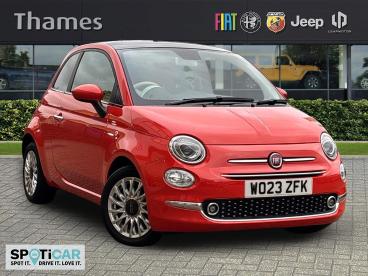 SPOTICAR Fiat 500 1.0 Mhev Top Euro 6 (s/s) 3dr Used Car - City Car Petrol Orange - Tunbridge Wells - 1200557533_1