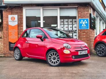 SPOTICAR Fiat 500 1.0 Mhev Dolcevita Plus Euro 6 (s/s) 3dr Used Car - City Car Petrol Red - Warwick - 1200563853_1