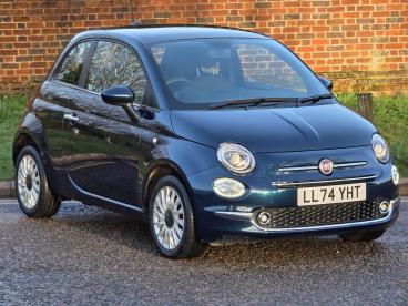 SPOTICAR Fiat 500 1.0 Mhev Euro 6 (s/s) 3dr Used Car - City Car Petrol Blue - Hemel Hempstead - 500564473_1