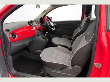 SPOTICAR Fiat 500 1.2 Lounge Euro 6 (s/s) 3dr Used Car - City Car Petrol Red - Eastbourne - 1200567320_2