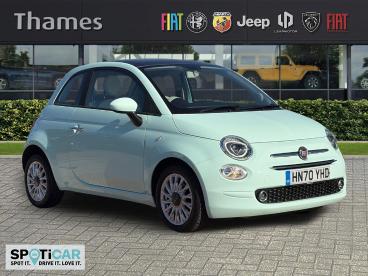 SPOTICAR Fiat 500 1.2 Lounge Dualogic Euro 6 (s/s) 3dr Used Car - City Car Petrol Green - Slough - 1200584217_1