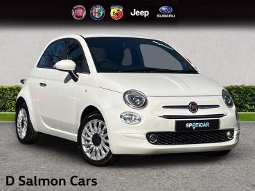 SPOTICAR Fiat 500 1.2 Lounge Euro 6 (s/s) 3dr Used Car - City Car Petrol White - Colchester - 1200584781_1