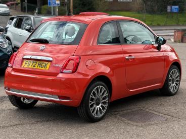 SPOTICAR Fiat 500 1.0 Mhev Dolcevita Plus Euro 6 (s/s) 3dr Used Car - City Car Petrol Orange - Leicester - 1200590995_5