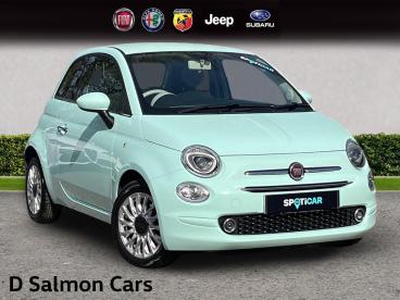 SPOTICAR Fiat 500 1.2 Lounge Euro 6 (s/s) 3dr Used Car - City Car Petrol Green - Colchester - 1200591109_1