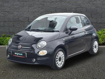 SPOTICAR Fiat 500 1.0 Mhev Lounge Euro 6 (s/s) 3dr Used Car - City Car Petrol Black - Weymouth - 1200592688_3