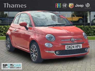 SPOTICAR Fiat 500 1.0 Mhev Top Euro 6 (s/s) 3dr Used Car - City Car Petrol Orange - Tunbridge Wells - 1200593578_1