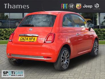 SPOTICAR Fiat 500 1.0 Mhev Top Euro 6 (s/s) 3dr Used Car - City Car Petrol Orange - Tunbridge Wells - 1200593578_3