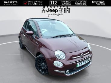 SPOTICAR Fiat 500 1.0 Mhev Dolcevita Euro 6 (s/s) 3dr Used Car - City Car Petrol Red - Swansea - 1200597213_1