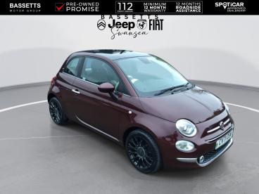 SPOTICAR Fiat 500 1.0 Mhev Dolcevita Euro 6 (s/s) 3dr Used Car - City Car Petrol Red - Swansea - 1200597213_2