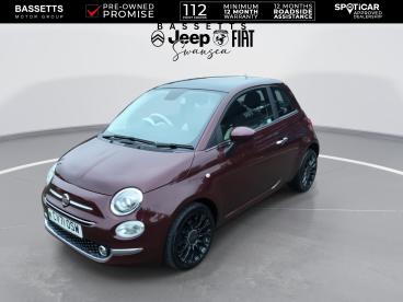 SPOTICAR Fiat 500 1.0 Mhev Dolcevita Euro 6 (s/s) 3dr Used Car - City Car Petrol Red - Swansea - 1200597213_4