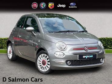 SPOTICAR Fiat 500 1.0 Mhev Red Euro 6 (s/s) 3dr Used Car - City Car Petrol Grey - Colchester - 1200600131_1