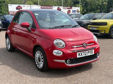 SPOTICAR Fiat 500 1.0 Mhev Dolcevita Euro 6 (s/s) 3dr Used Car - City Car Petrol Red - Leicester - 1200601746_1