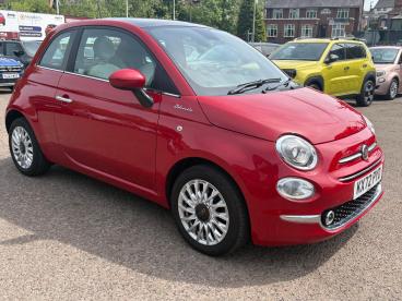 SPOTICAR Fiat 500 1.0 Mhev Dolcevita Euro 6 (s/s) 3dr Used Car - City Car Petrol Red - Leicester - 1200601746_3
