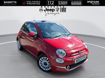 SPOTICAR Fiat 500 1.0 Mhev Euro 6 (s/s) 3dr Used Car - City Car Petrol Red - Swansea - 1200606726_1