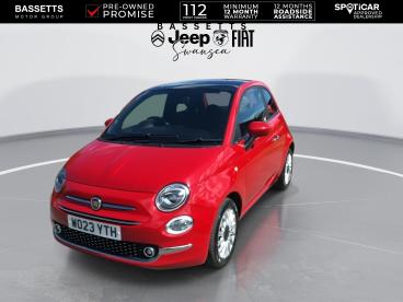SPOTICAR Fiat 500 1.0 Mhev Euro 6 (s/s) 3dr Used Car - City Car Petrol Red - Swansea - 1200606726_3