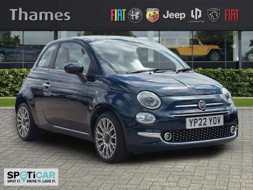 SPOTICAR Fiat 500 1.0 Mhev Dolcevita Plus Euro 6 (s/s) 3dr Used Car - City Car Petrol Blue - Slough - 1200607039_1