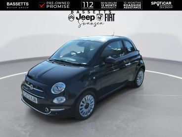 SPOTICAR Fiat 500 1.0 Mhev Dolcevita Euro 6 (s/s) 3dr Used Car - City Car Petrol Black - Swansea - 1200612299_4
