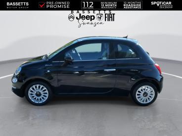 SPOTICAR Fiat 500 1.0 Mhev Dolcevita Euro 6 (s/s) 3dr Used Car - City Car Petrol Black - Swansea - 1200612299_5