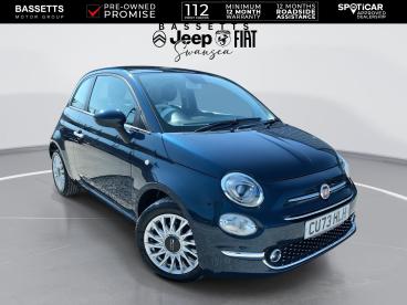 SPOTICAR Fiat 500 1.0 Mhev Euro 6 (s/s) 3dr Used Car - City Car Petrol Blue - Swansea - 1200617381_1