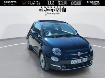 SPOTICAR Fiat 500 1.0 Mhev Euro 6 (s/s) 3dr Used Car - City Car Petrol Blue - Swansea - 1200617381_2