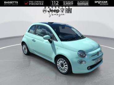 SPOTICAR Fiat 500 1.0 Mhev Lounge Euro 6 (s/s) 3dr Used Car - City Car Petrol Green - Swansea - 1200617725_2