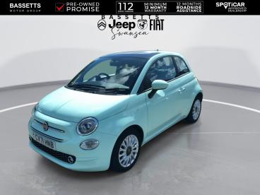 SPOTICAR Fiat 500 1.0 Mhev Lounge Euro 6 (s/s) 3dr Used Car - City Car Petrol Green - Swansea - 1200617725_4