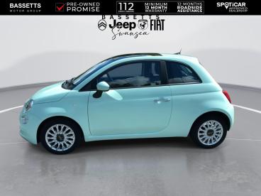 SPOTICAR Fiat 500 1.0 Mhev Lounge Euro 6 (s/s) 3dr Used Car - City Car Petrol Green - Swansea - 1200617725_5