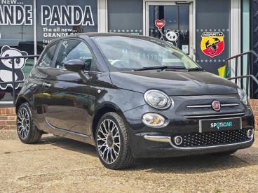 SPOTICAR Fiat 500 1.0 Mhev Top Euro 6 (s/s) 3dr Used Car - City Car Petrol Black - Dartford - 500618032_1
