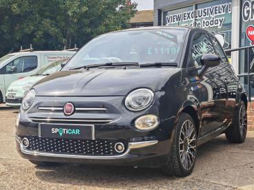 SPOTICAR Fiat 500 1.0 Mhev Top Euro 6 (s/s) 3dr Used Car - City Car Petrol Black - Dartford - 500618032_3