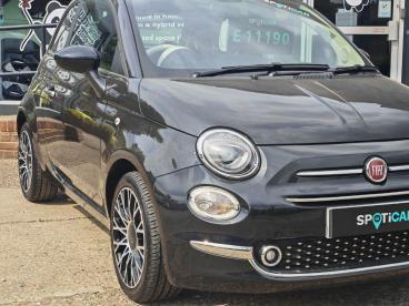 SPOTICAR Fiat 500 1.0 Mhev Top Euro 6 (s/s) 3dr Used Car - City Car Petrol Black - Dartford - 500618032_5