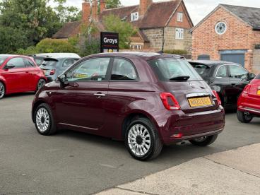 SPOTICAR Fiat 500 1.0 Mhev Lounge Euro 6 (s/s) 3dr Used Car - City Car Petrol Red - Warwick - 1200621880_2