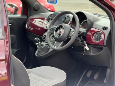 SPOTICAR Fiat 500 1.0 Mhev Lounge Euro 6 (s/s) 3dr Used Car - City Car Petrol Red - Warwick - 1200621880_3