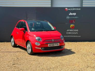 SPOTICAR Fiat 500 1.2 Lounge Euro 6 (s/s) 3dr Used Car - City Car Petrol Pink - Kings Lynn - 1200623658_1