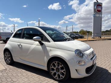 SPOTICAR Fiat 500 1.2 Rock Star Euro 6 (s/s) 3dr Used Car - City Car Petrol White - Corby - 1200624514_1