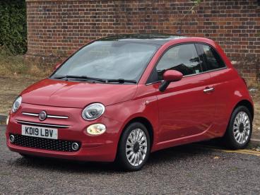 SPOTICAR Fiat 500 1.2 Lounge Dualogic Euro 6 (s/s) 3dr Used Car - City Car Petrol Red - Hemel Hempstead - 500628261_3