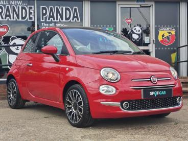 SPOTICAR Fiat 500 1.0 Mhev Top Euro 6 (s/s) 3dr Used Car - City Car Petrol Red - Maidstone - 1200630179_1