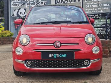 SPOTICAR Fiat 500 1.0 Mhev Top Euro 6 (s/s) 3dr Used Car - City Car Petrol Red - Maidstone - 1200630179_2