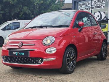 SPOTICAR Fiat 500 1.0 Mhev Top Euro 6 (s/s) 3dr Used Car - City Car Petrol Red - Maidstone - 1200630179_3