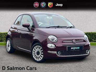 SPOTICAR Fiat 500 1.2 Lounge Euro 6 (s/s) 3dr Used Car - City Car Petrol Red - Colchester - 1200630461_1