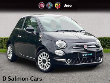 SPOTICAR Fiat 500 1.0 Mhev Dolcevita Euro 6 (s/s) 3dr Used Car - City Car Petrol Black - Colchester - 1200631466_1