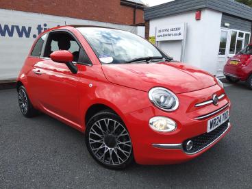 SPOTICAR Fiat 500 1.0 Mhev Top Euro 6 (s/s) 3dr Used Car - City Car Petrol Red - Telford - 1200632538_1
