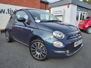 SPOTICAR Fiat 500 1.0 Mhev Top Euro 6 (s/s) 3dr Used Car - City Car Petrol Blue - Telford - 1200632542_1