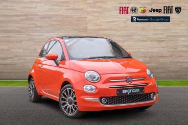 SPOTICAR Fiat 500 1.0 Mhev Top Euro 6 (s/s) 3dr Used Car - City Car Petrol Orange - Nuneaton - 1200633723_1